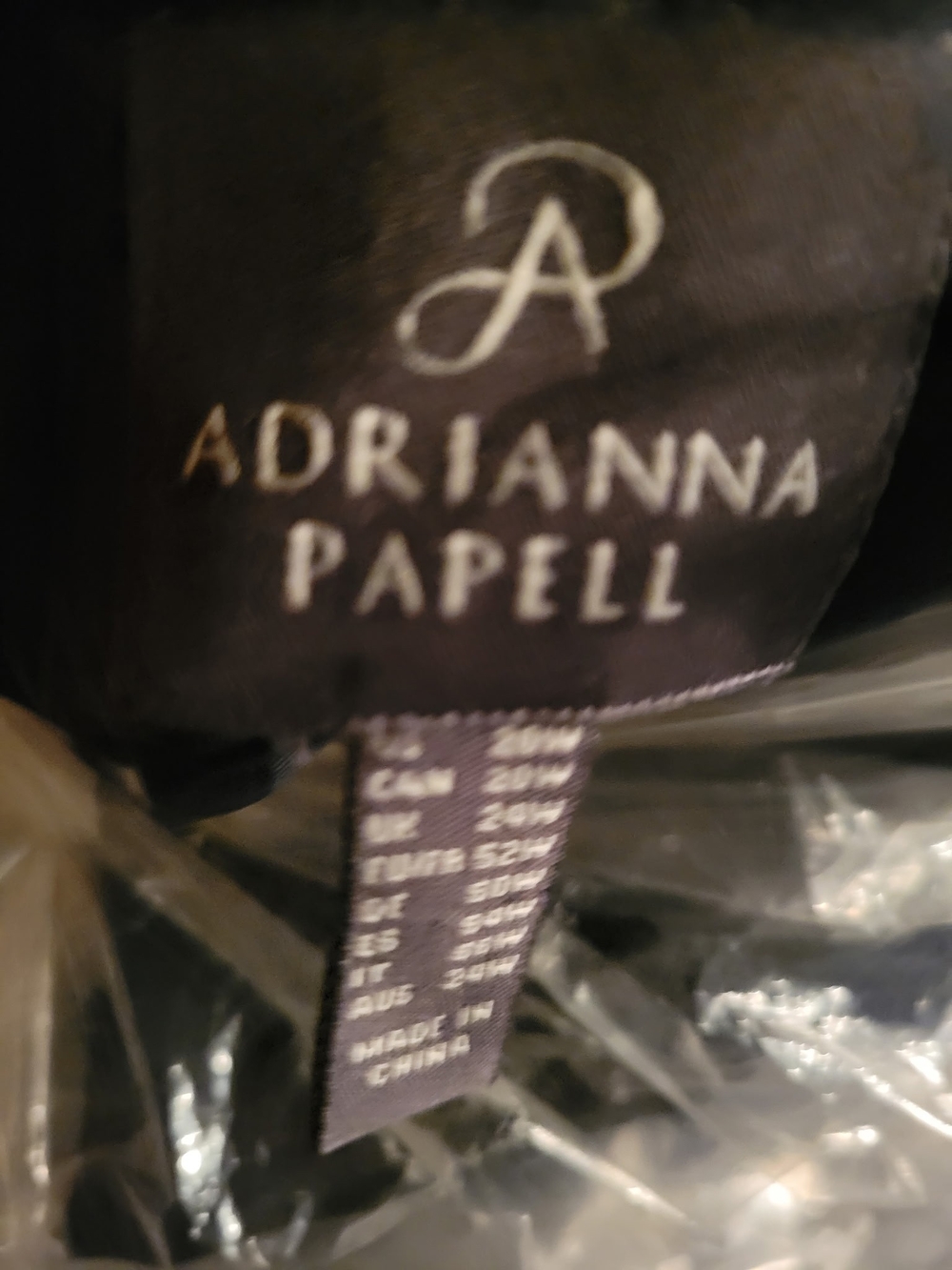 Adrianna Papell Navy Satin High-Low Evening Gown with Beaded Waist - Picture 3 of 3